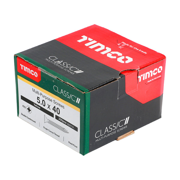 TIMCO Classic Multi-Purpose Countersunk Gold Woodscrews