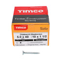 TIMCO Solo Countersunk Silver Woodscrews