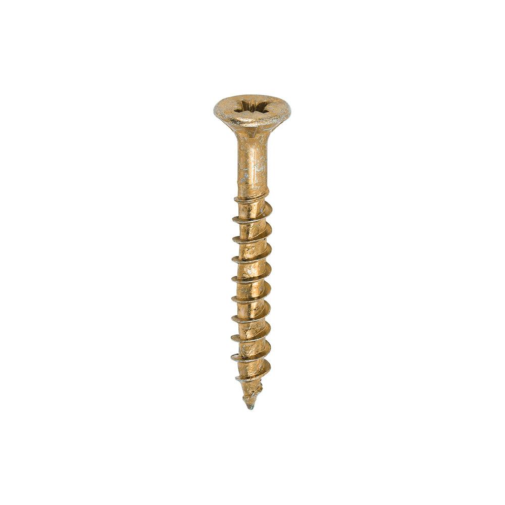 TIMCO Velocity Premium Multi-Use Countersunk Gold Woodscrews