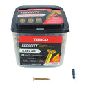 TIMCO Velocity Premium Multi-Use Countersunk Gold Woodscrews