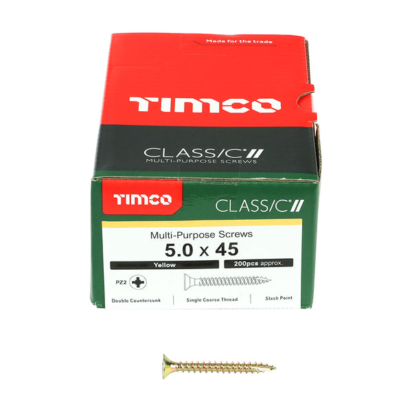 TIMCO Classic Multi-Purpose Countersunk Gold Woodscrews