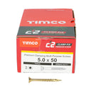 TIMCO C2 Clamp-Fix Multi-Purpose Premium Countersunk Gold Woodscrews