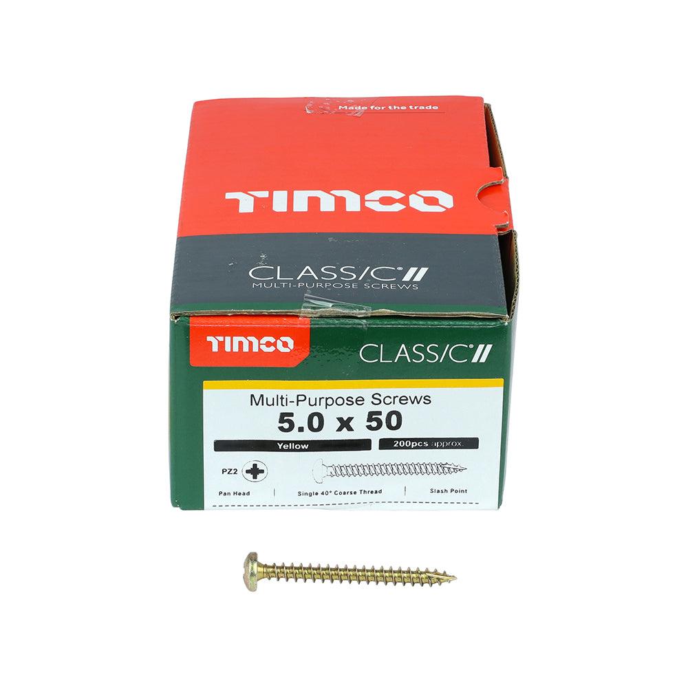 TIMCO Classic Multi-Purpose Pan Head Gold Woodscrews