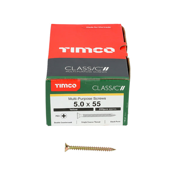 TIMCO Classic Multi-Purpose Countersunk Gold Woodscrews