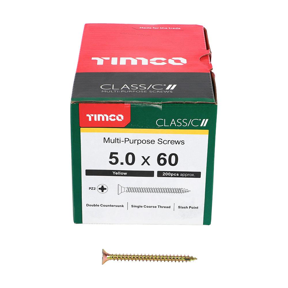 TIMCO Classic Multi-Purpose Countersunk Gold Woodscrews