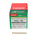 TIMCO C2 Strong-Fix Multi-Purpose Premium Countersunk Gold Woodscrews