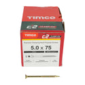 TIMCO C2 Clamp-Fix Multi-Purpose Premium Countersunk Gold Woodscrews