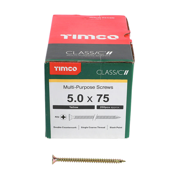 TIMCO Classic Multi-Purpose Countersunk Gold Woodscrews