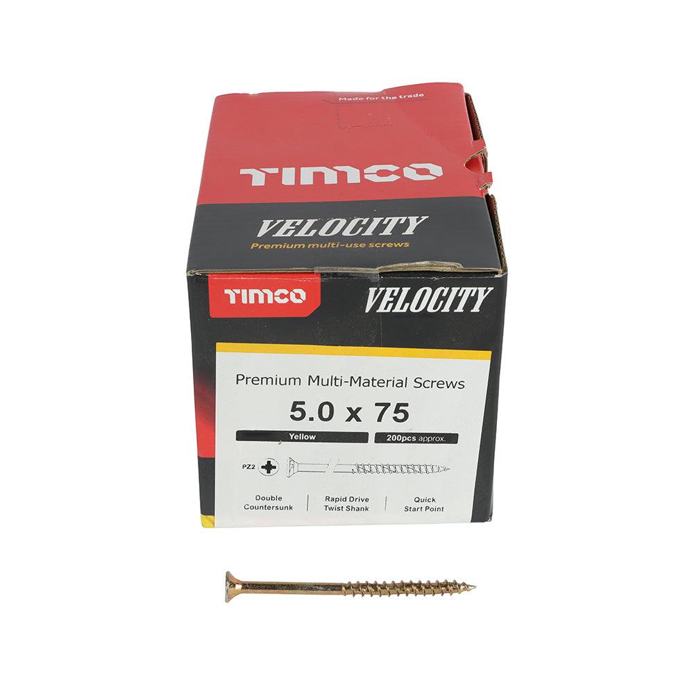 TIMCO Velocity Premium Multi-Use Countersunk Gold Woodscrews