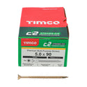 TIMCO C2 Strong-Fix Multi-Purpose Premium Countersunk Gold Woodscrews