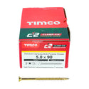 TIMCO C2 Clamp-Fix Multi-Purpose Premium Countersunk Gold Woodscrews