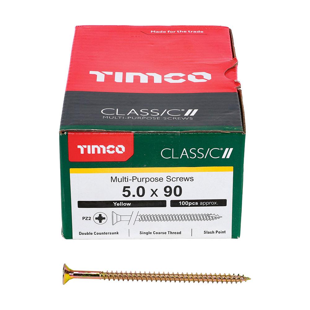 TIMCO Classic Multi-Purpose Countersunk Gold Woodscrews