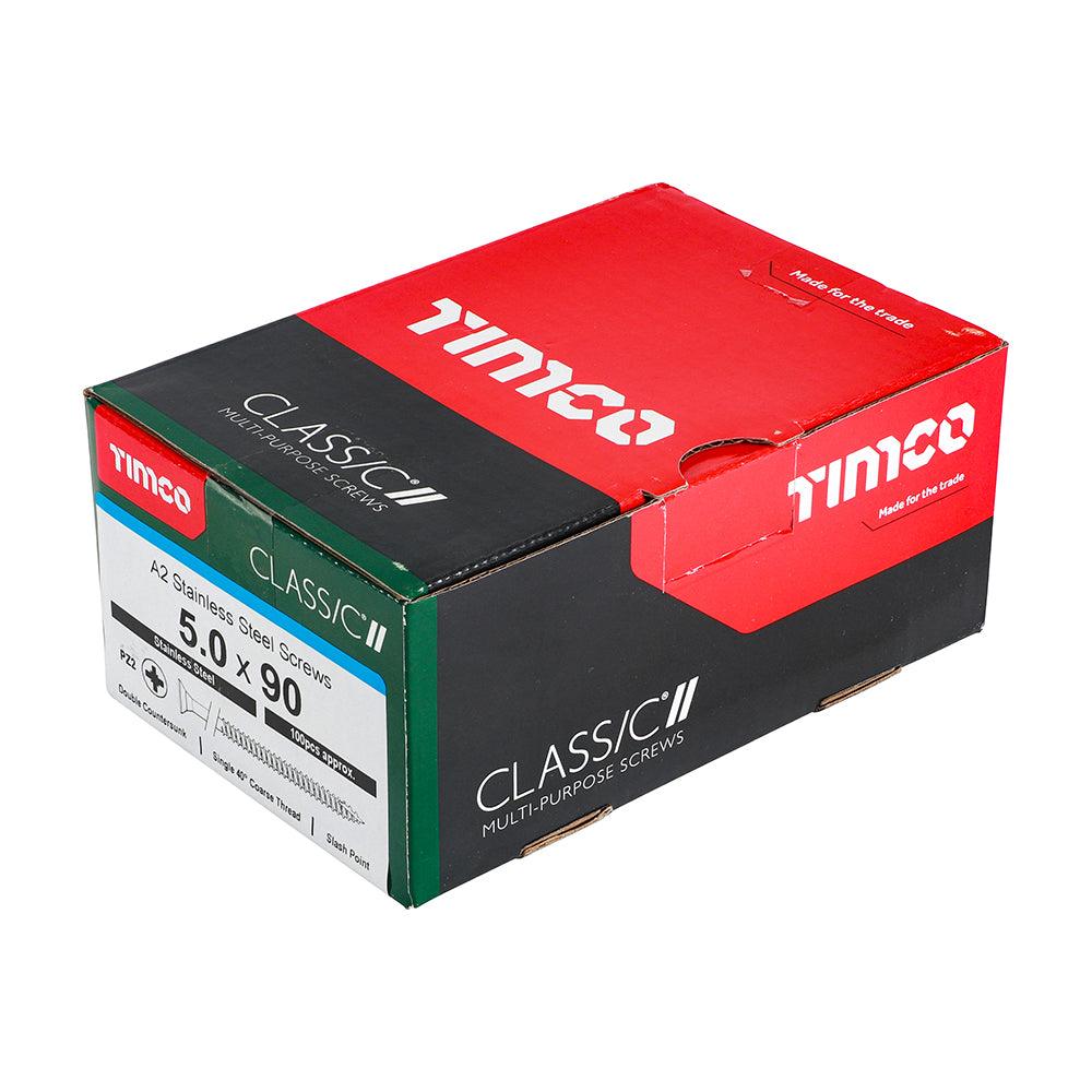 TIMCO Classic Multi-Purpose Countersunk A2 Stainless Steel Woodcrews