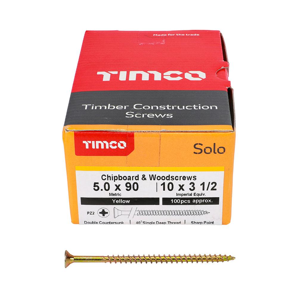 TIMCO Solo Countersunk Gold Woodscrews