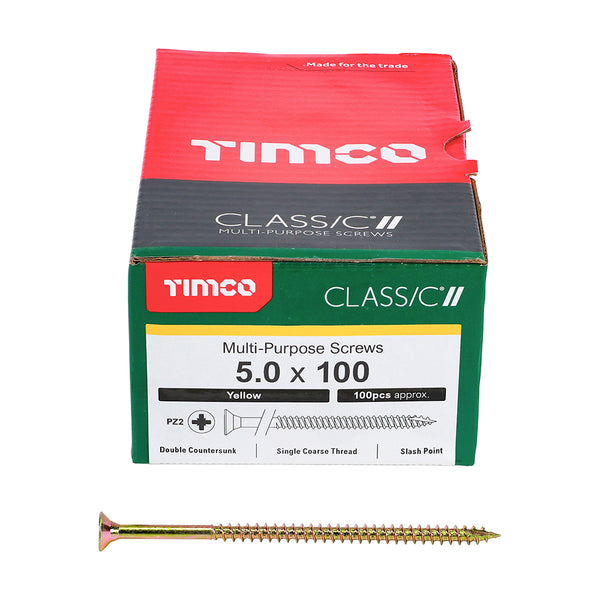 TIMCO Classic Multi-Purpose Countersunk Gold Woodscrews