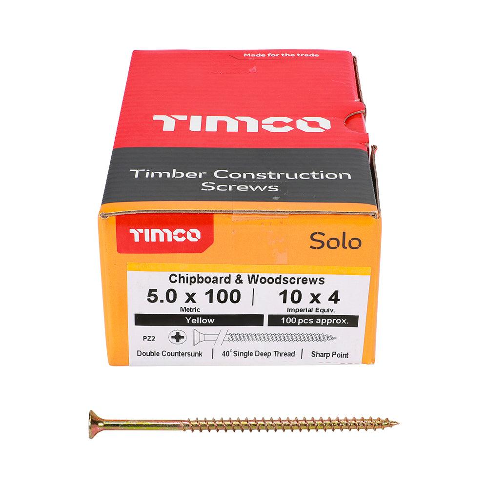 TIMCO Solo Countersunk Gold Woodscrews