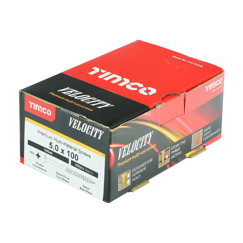 TIMCO Velocity Premium Multi-Use Countersunk Gold Woodscrews - 0