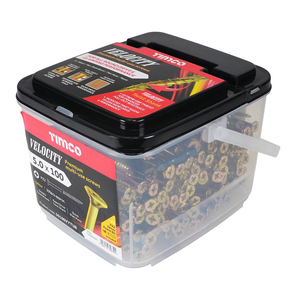 TIMCO Velocity Premium Multi-Use Countersunk Gold Woodscrews