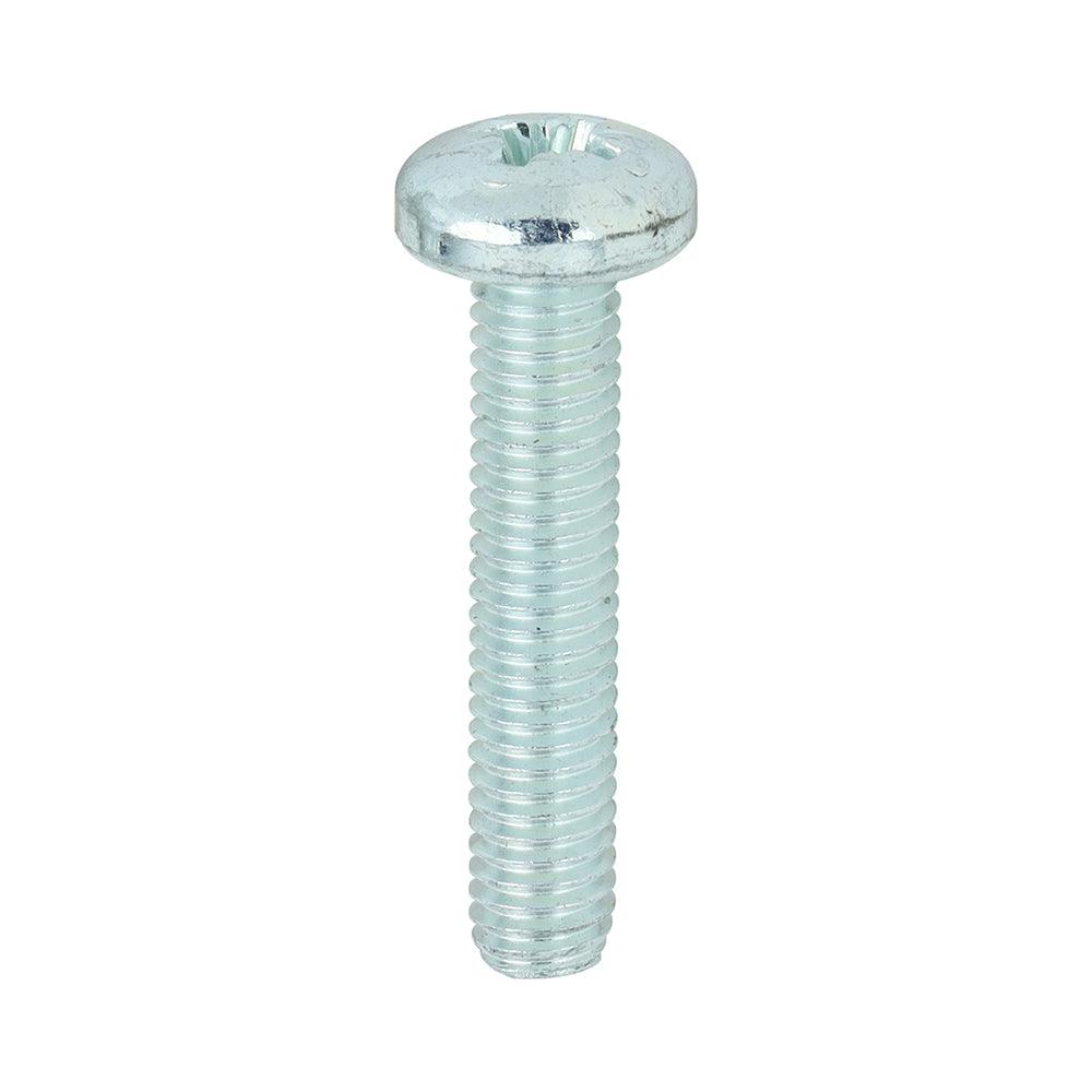 TIMCO Machine Pan Head Silver Screws