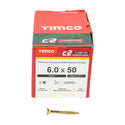 TIMCO C2 Clamp-Fix Multi-Purpose Premium Countersunk Gold Woodscrews