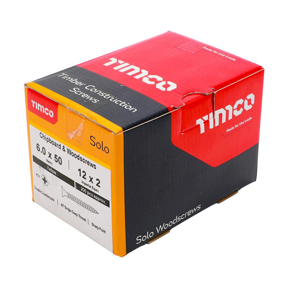 TIMCO Solo Countersunk Gold Woodscrews