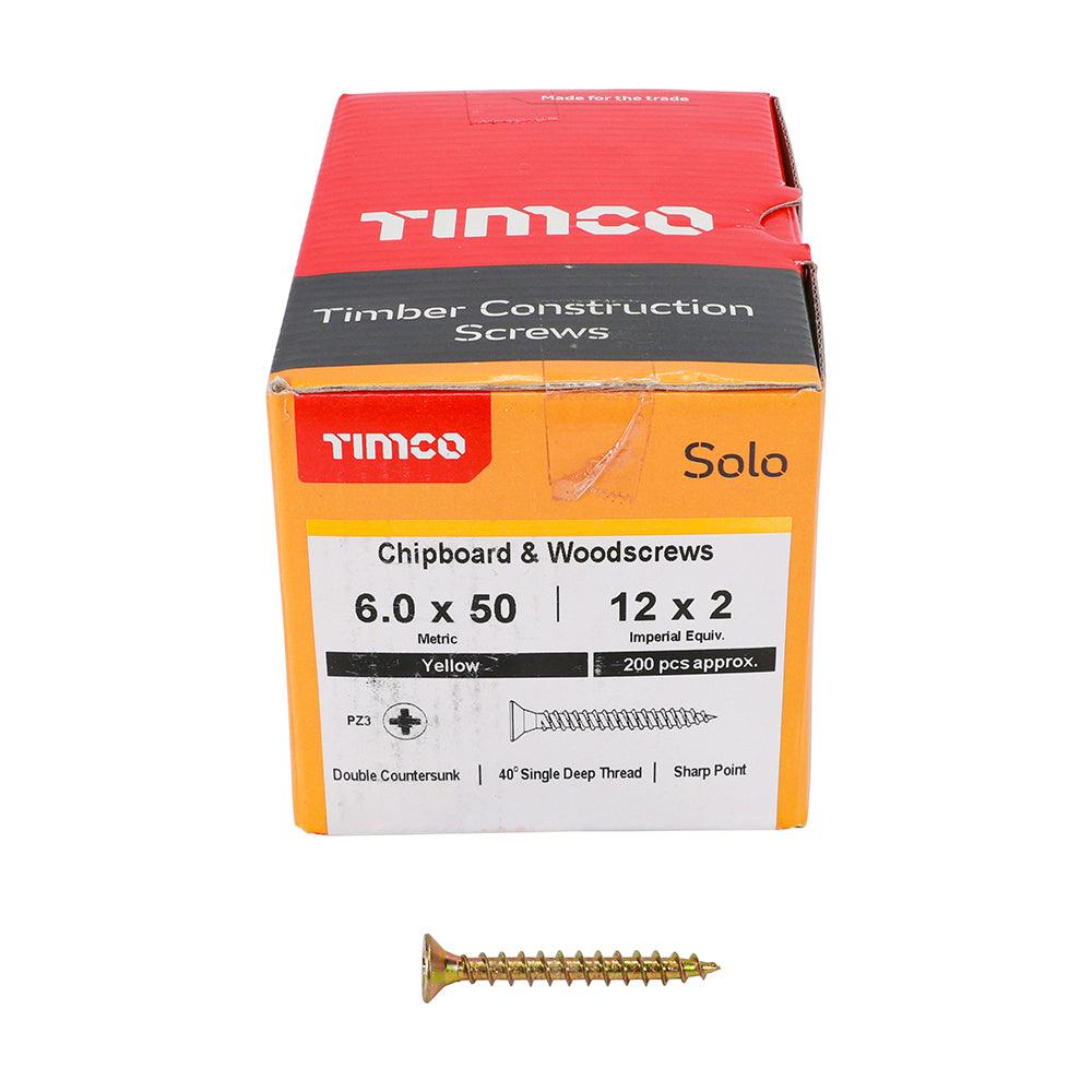 TIMCO Solo Countersunk Gold Woodscrews