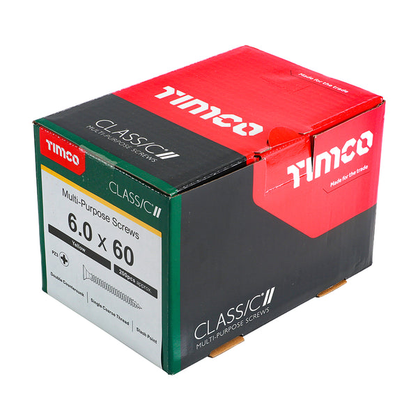 TIMCO Classic Multi-Purpose Countersunk Gold Woodscrews