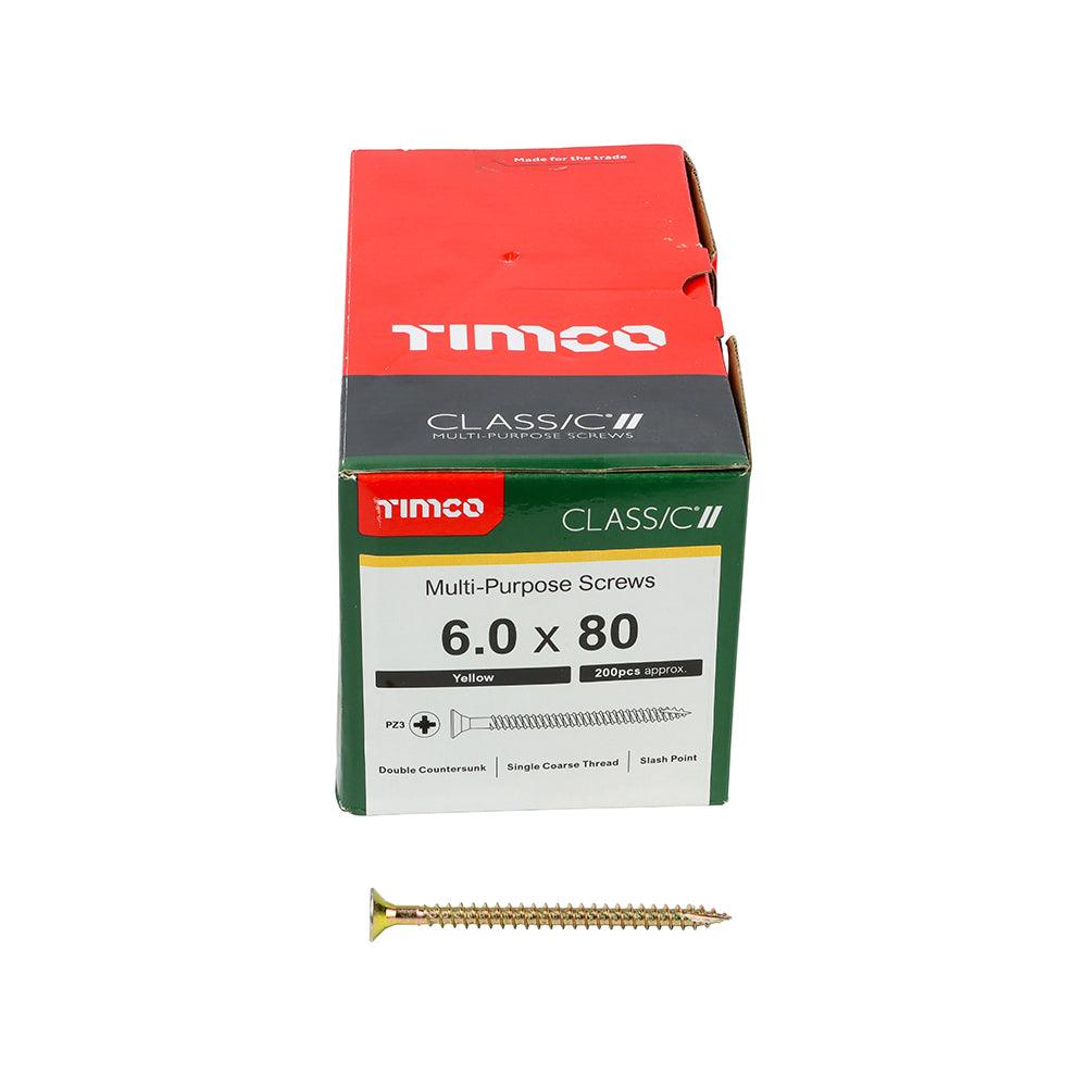 TIMCO Classic Multi-Purpose Countersunk Gold Woodscrews