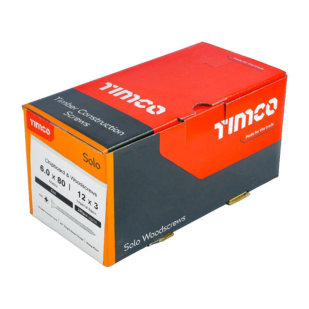 TIMCO Solo Countersunk Silver Woodscrews