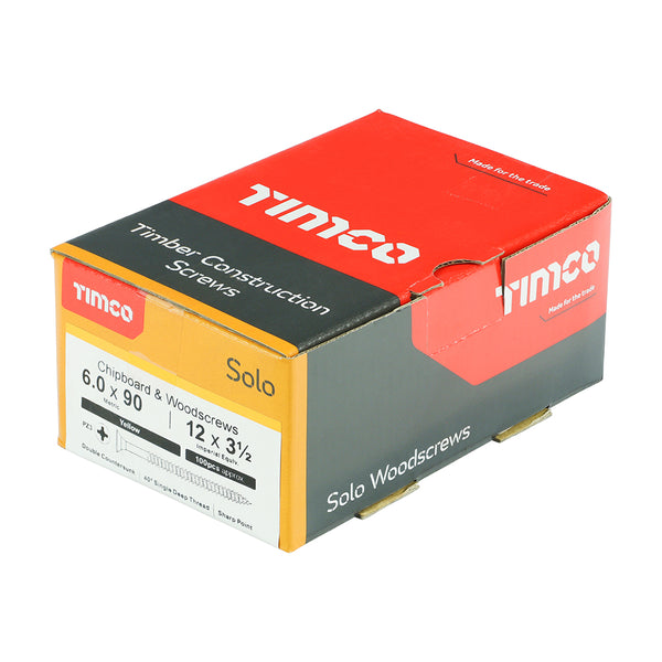 TIMCO Solo Countersunk Gold Woodscrews