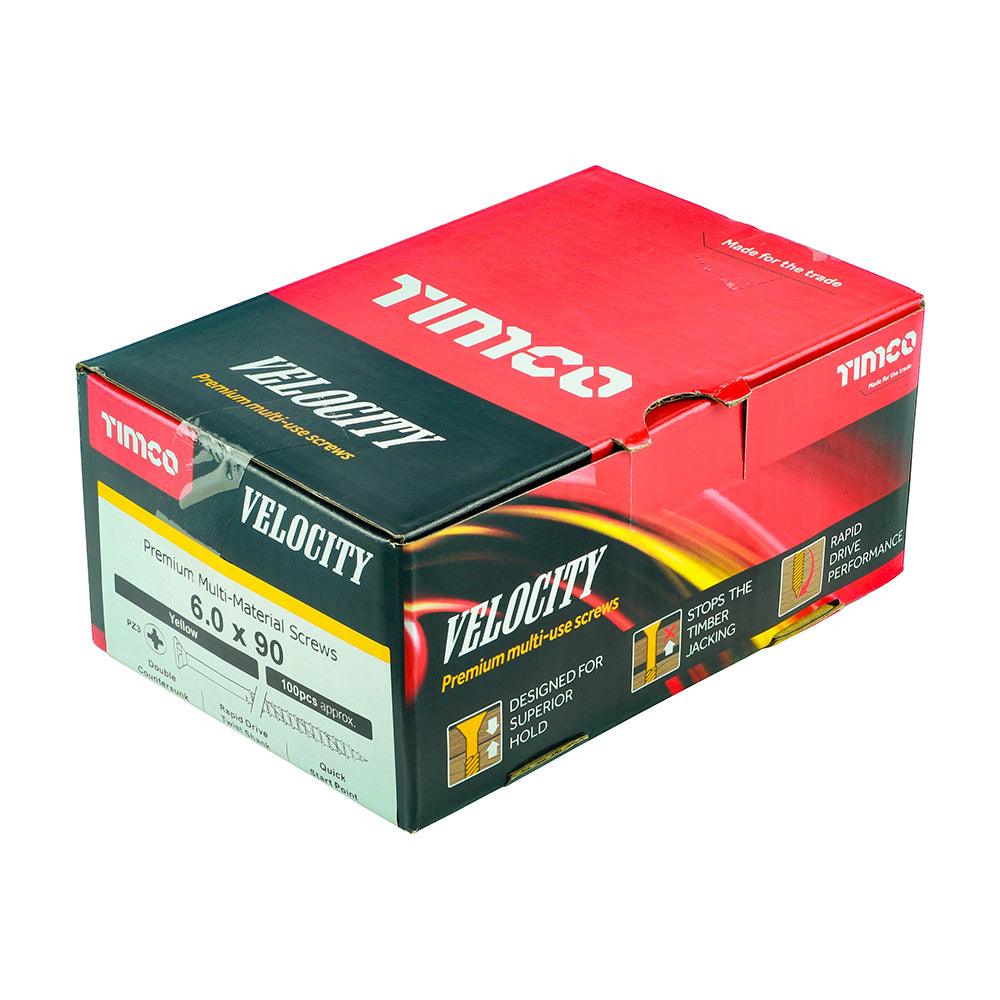 TIMCO Velocity Premium Multi-Use Countersunk Gold Woodscrews