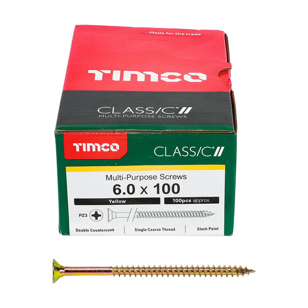 TIMCO Classic Multi-Purpose Countersunk Gold Woodscrews