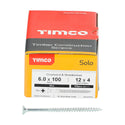 TIMCO Solo Countersunk Silver Woodscrews