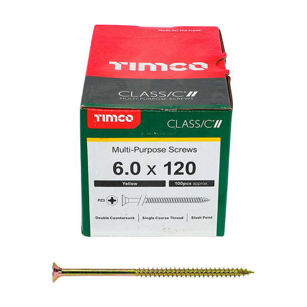 TIMCO Classic Multi-Purpose Countersunk Gold Woodscrews