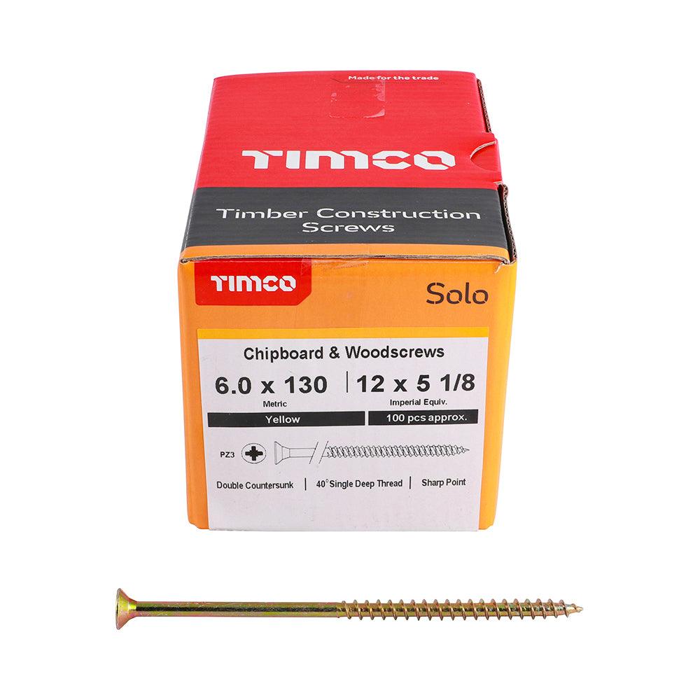 TIMCO Solo Countersunk Gold Woodscrews