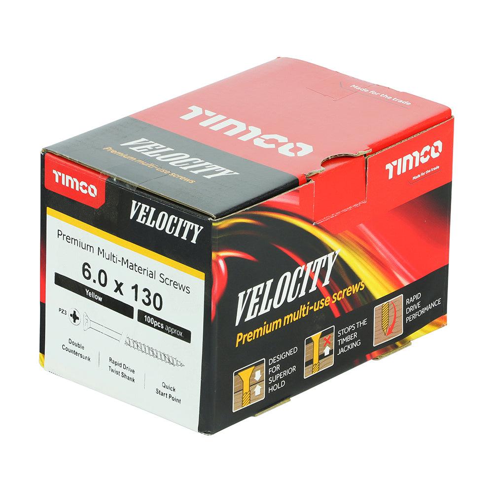 TIMCO Velocity Premium Multi-Use Countersunk Gold Woodscrews