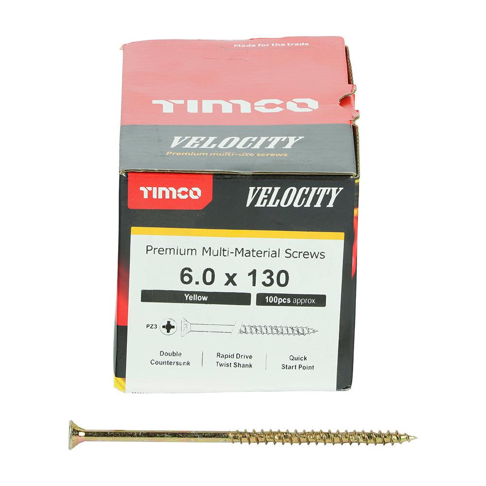 TIMCO Velocity Premium Multi-Use Countersunk Gold Woodscrews