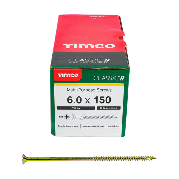 TIMCO Classic Multi-Purpose Countersunk Gold Woodscrews