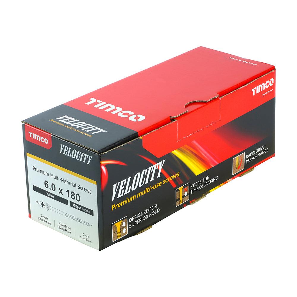 TIMCO Velocity Premium Multi-Use Countersunk Gold Woodscrews