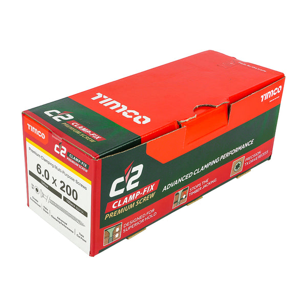 TIMCO C2 Clamp-Fix Multi-Purpose Premium Countersunk Gold Woodscrews