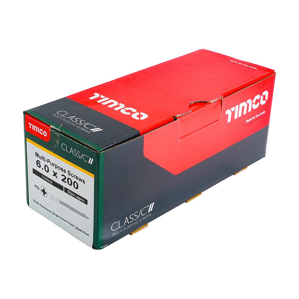 TIMCO Classic Multi-Purpose Countersunk Gold Woodscrews - 0