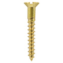 TIMCO Solid Brass Countersunk Woodscrews