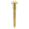 TIMCO Solid Brass Round Head Woodscrews