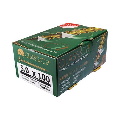 TIMCO C2 Strong-Fix Multi-Purpose Premium Countersunk Gold Woodscrews