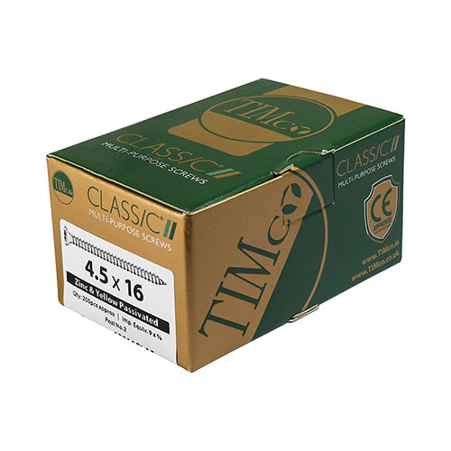 TIMCO Classic Multi-Purpose Countersunk Gold Woodscrews