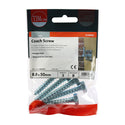 TIMCO Coach Screws Hex Head Silver