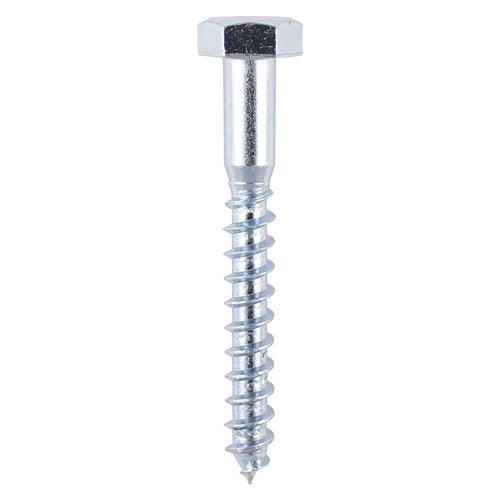 TIMCO Coach Screws Hex Head Silver - 0