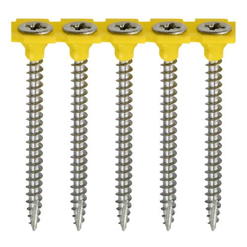 TIMCO Collated Classic Multi-Purpose Countersunk A2 Stainless Steel Woodcrews