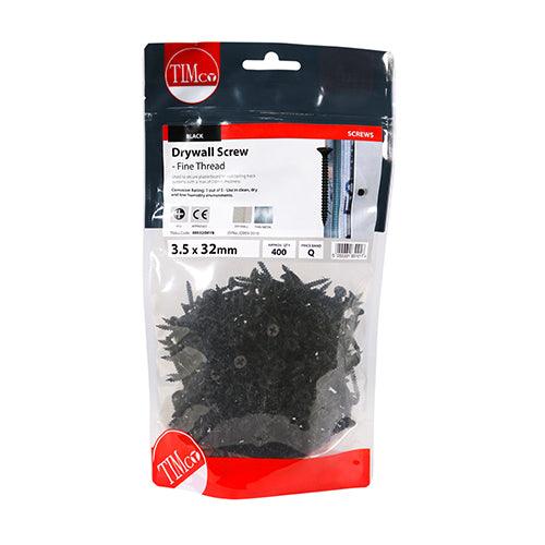 TIMCO Drywall Fine Thread Bugle Head Black Screws