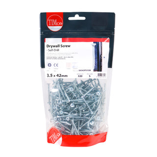 TIMCO Drywall Self-Drilling Bugle Head Silver Screws